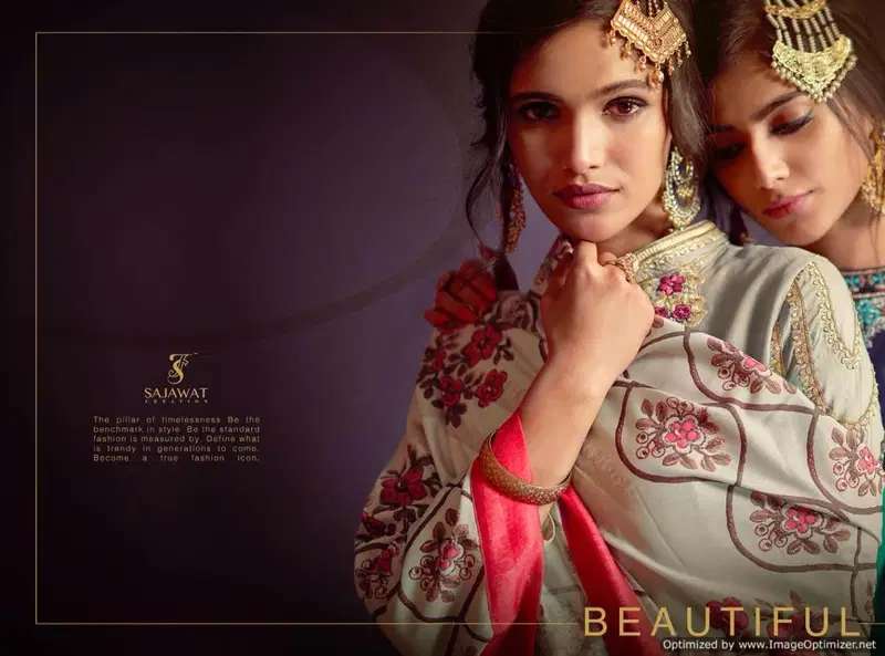 Sajawat Sarthi 3 Heavy Muslin Designer Salwar Suits